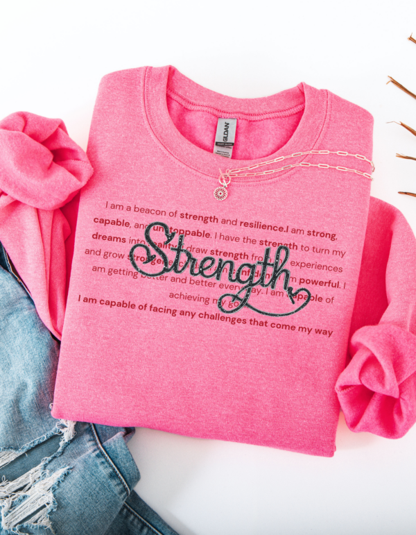 "Strength Definition" Heavy Blend Crewneck Sweater, Unisex- 4 colors - Image 4