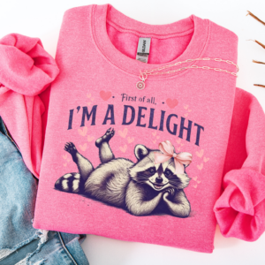 "I'm A Delight" Heavy Blend Crewneck