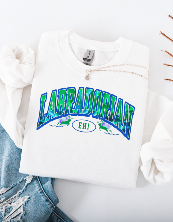 "Labradorian Eh" Heavy Blend Crewneck Sweater, Unisex- 7 colors - Image 5