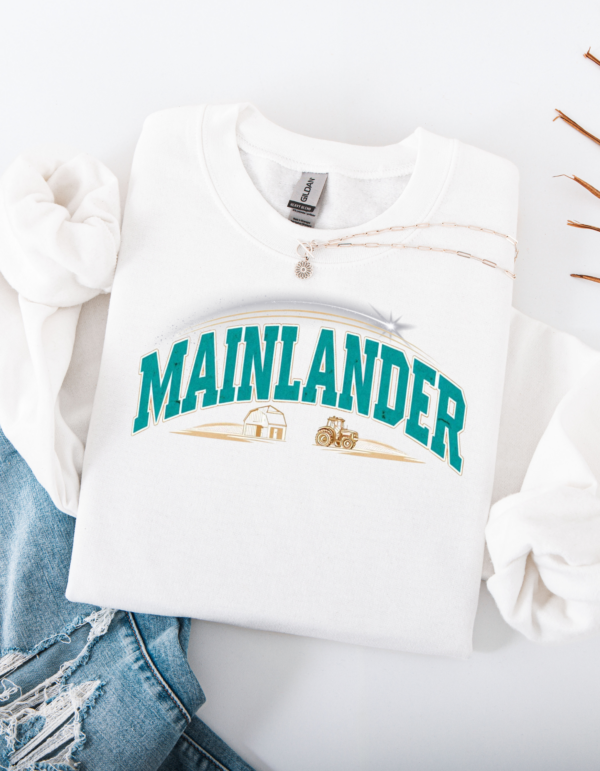 "Mainlander" Heavy Blend Crewneck Sweater, Unisex- 7 colors - Image 5