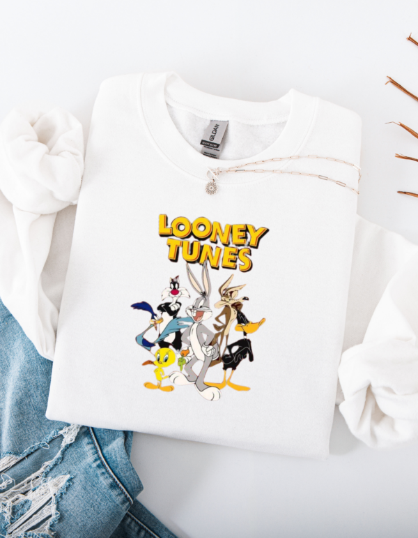 "Loony Tunes Inspired" Heavy Blend Crewneck Sweater, Unisex- 7 colors - Image 5