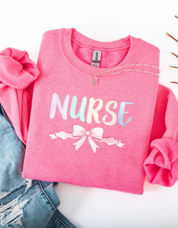 Coquette Nurse/ Crewneck Sweatshirt - Image 5