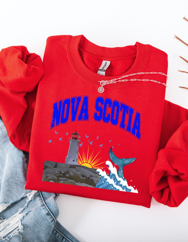 "Nova Scotia" Heavy Blend Crewneck Sweater, Unisex- 7 colors - Image 6