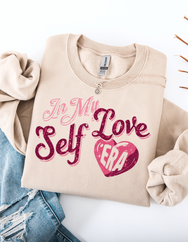 "Self Love Era" Heavy Blend Crewneck Sweater, Unisex- 5 colors