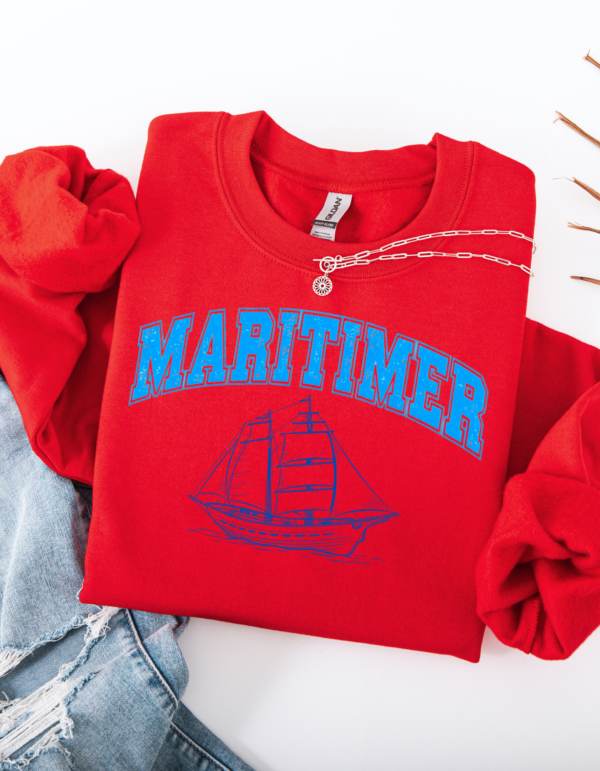 "Maritimer" Heavy Blend Crewneck Sweater, Unisex- 7 colors - Image 6