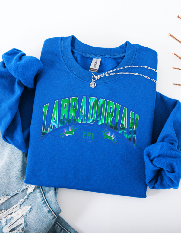 "Labradorian Eh" Heavy Blend Crewneck Sweater, Unisex- 7 colors - Image 7