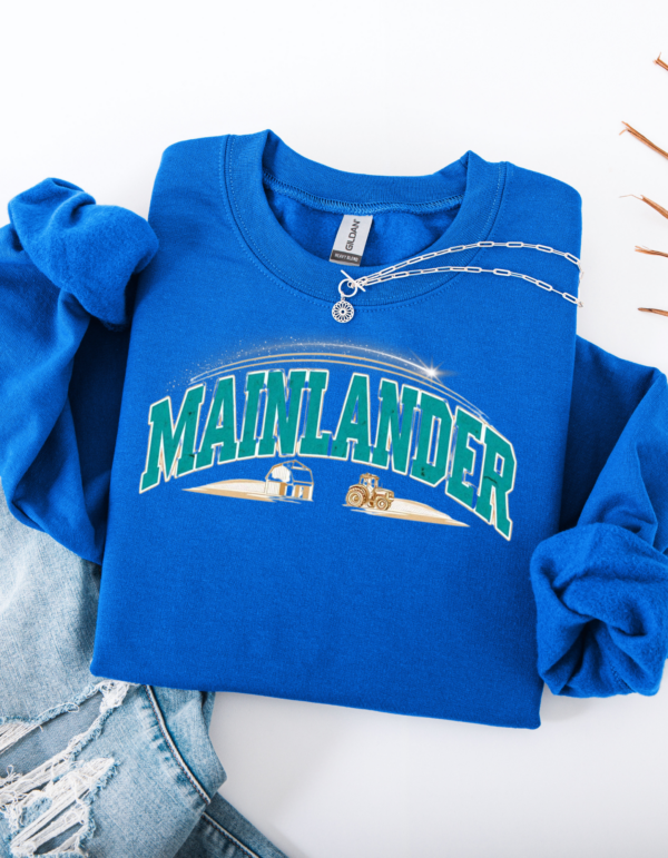 "Mainlander" Heavy Blend Crewneck Sweater, Unisex- 7 colors - Image 7