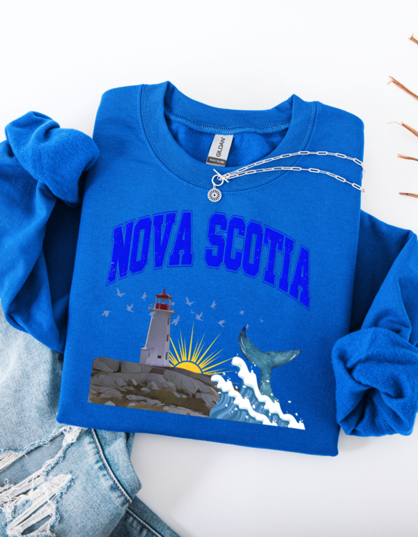 "Nova Scotia" Heavy Blend Crewneck Sweater, Unisex- 7 colors - Image 7