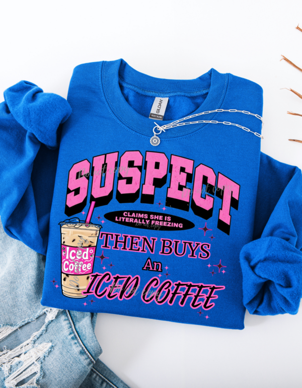 "Suspect Claims" Heavy Blend Crewneck Sweater, Unisex- 7 colors - Image 9