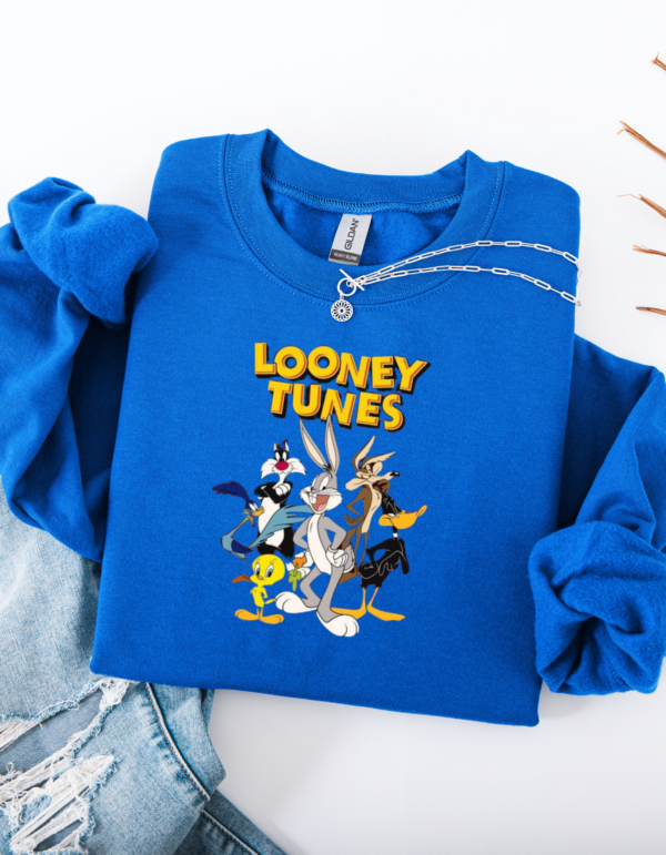 "Loony Tunes Inspired" Heavy Blend Crewneck Sweater, Unisex- 7 colors - Image 7