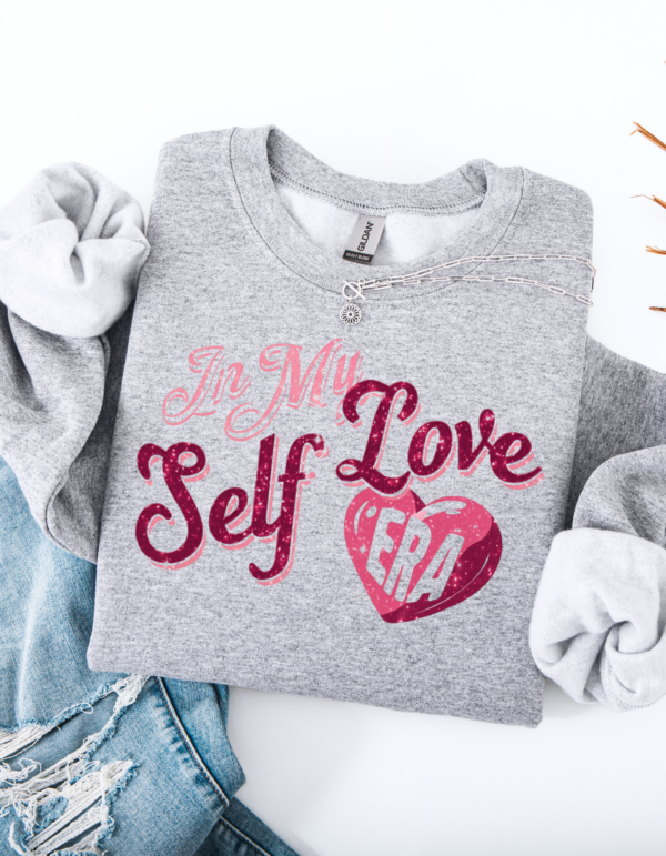 "Self Love Era" Heavy Blend Crewneck Sweater, Unisex- 5 colors - Image 6