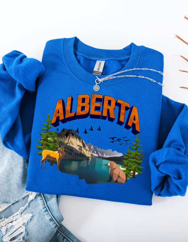 "Alberta" Heavy Blend Crewneck Sweater, Unisex- 7 colors - Image 12