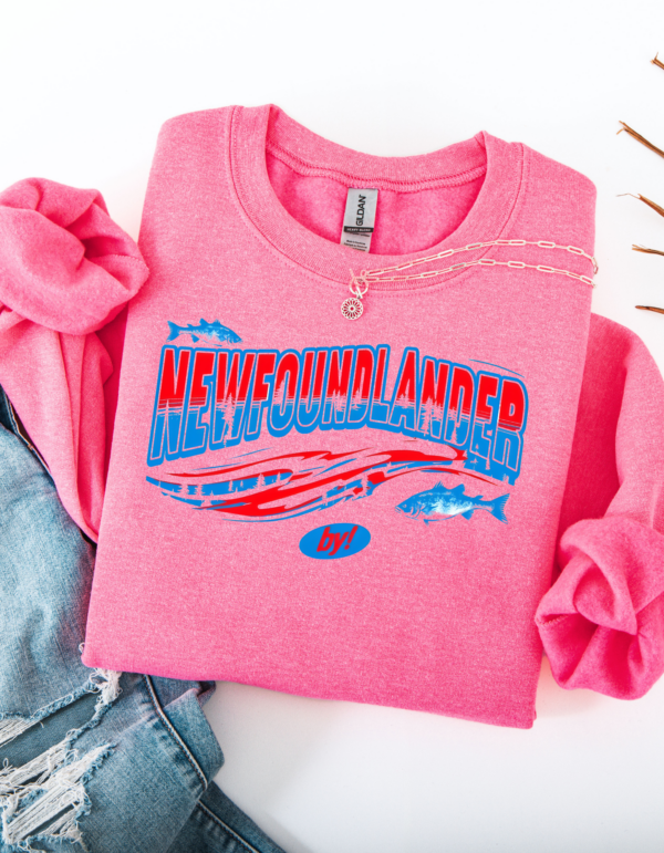 "Newfoundlander " Bound by the Land Collection Heavy Blend Crewneck Sweater, Unisex- 5 colors - Image 5