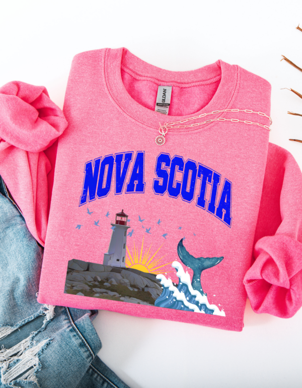 "Nova Scotia" Heavy Blend Crewneck Sweater, Unisex- 7 colors - Image 8