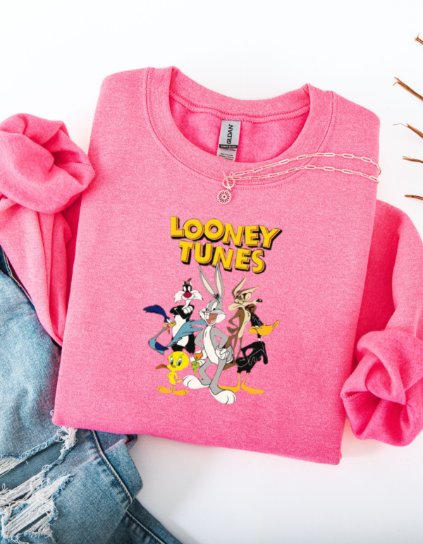 "Loony Tunes Inspired" Heavy Blend Crewneck Sweater, Unisex- 7 colors - Image 8