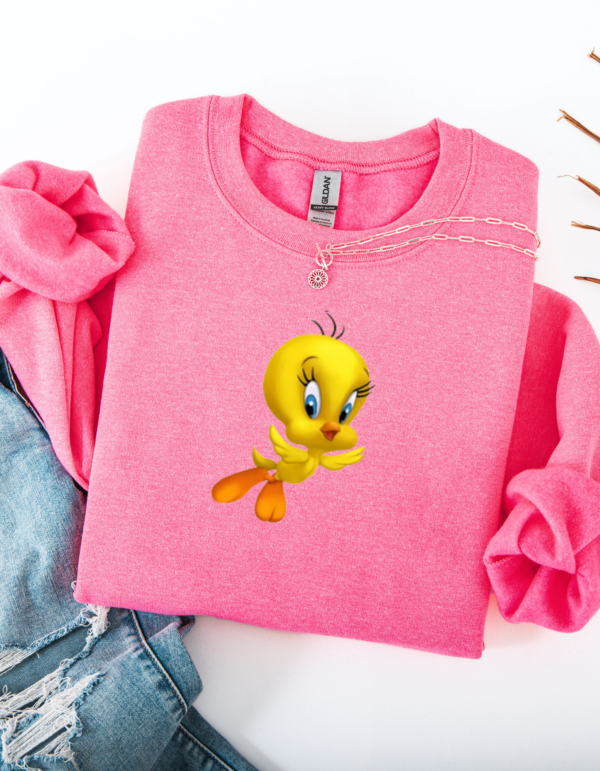 "Tweety Inspired" Heavy Blend Crewneck Sweater, Unisex- 7 colors - Image 8