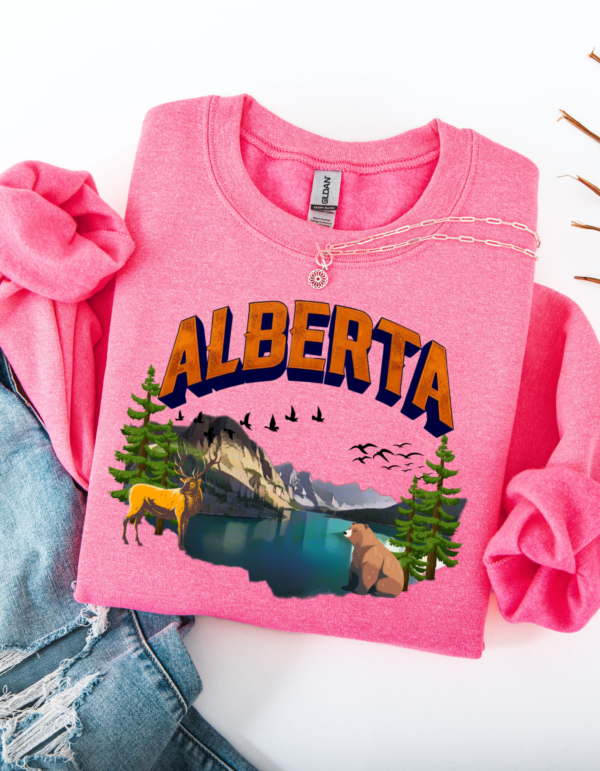 "Alberta" Heavy Blend Crewneck Sweater, Unisex- 7 colors - Image 11