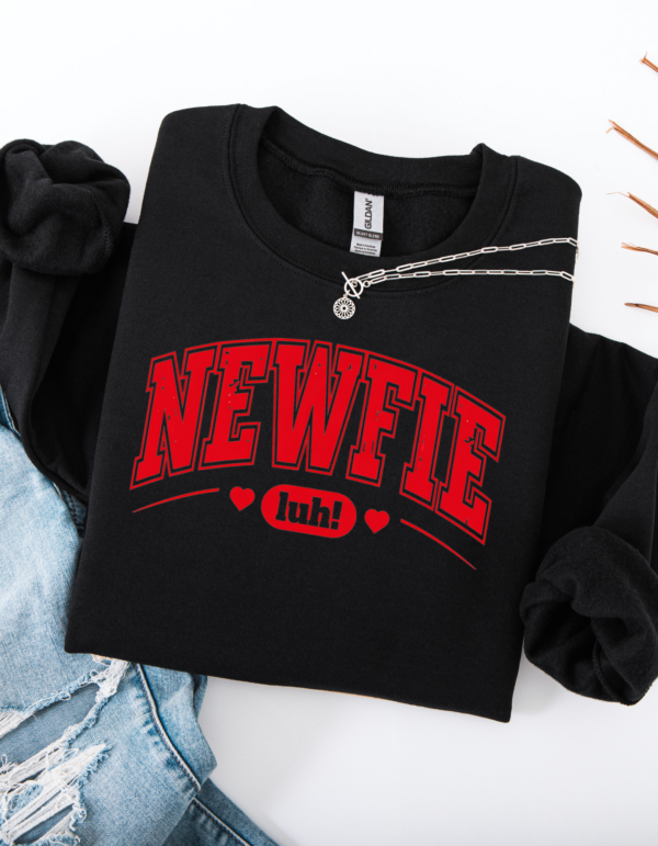 "Newfie Love" Bound by the Land Collection Heavy Blend Crewneck Sweater, Unisex- 6 colors - Image 3