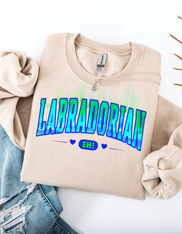 "Labradorian Love" Bound by the Land Heavy Blend Crewneck Sweater, Unisex- 7 colors - Image 8