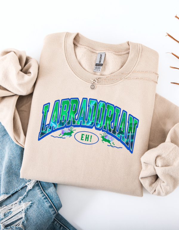 "Labradorian Eh" Heavy Blend Crewneck Sweater, Unisex- 7 colors - Image 9