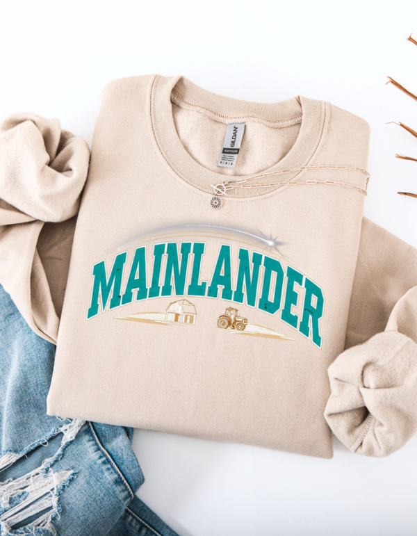 "Mainlander" Heavy Blend Crewneck Sweater, Unisex- 7 colors - Image 9