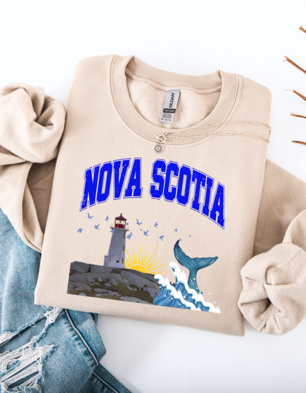 "Nova Scotia" Heavy Blend Crewneck Sweater, Unisex- 7 colors - Image 9