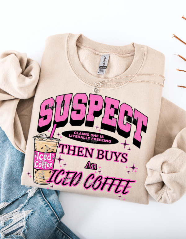 "Suspect Claims" Heavy Blend Crewneck Sweater, Unisex- 7 colors - Image 7