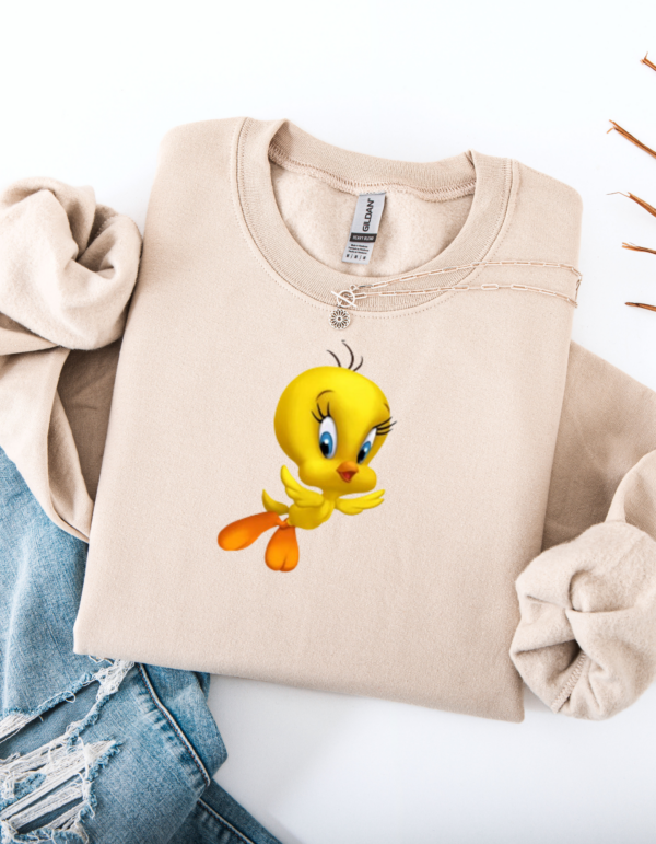 "Tweety Inspired" Heavy Blend Crewneck Sweater, Unisex- 7 colors - Image 9