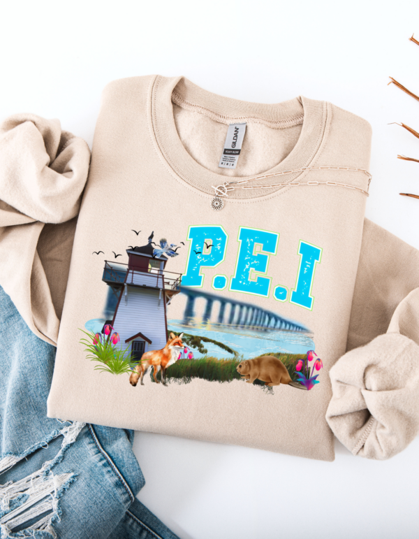 "Prince Edward Island" Heavy Blend Crewneck Sweater, Unisex- 7 colors - Image 9