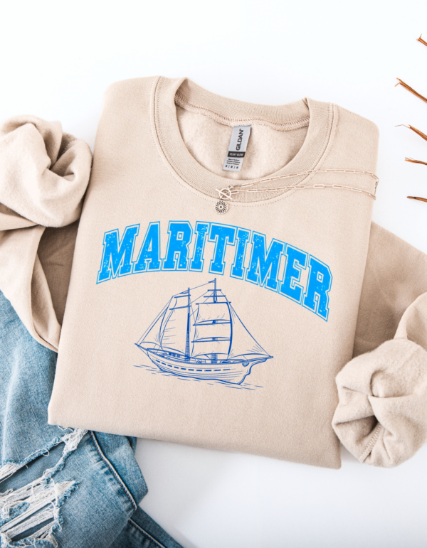 "Maritimer" Heavy Blend Crewneck Sweater, Unisex- 7 colors - Image 9