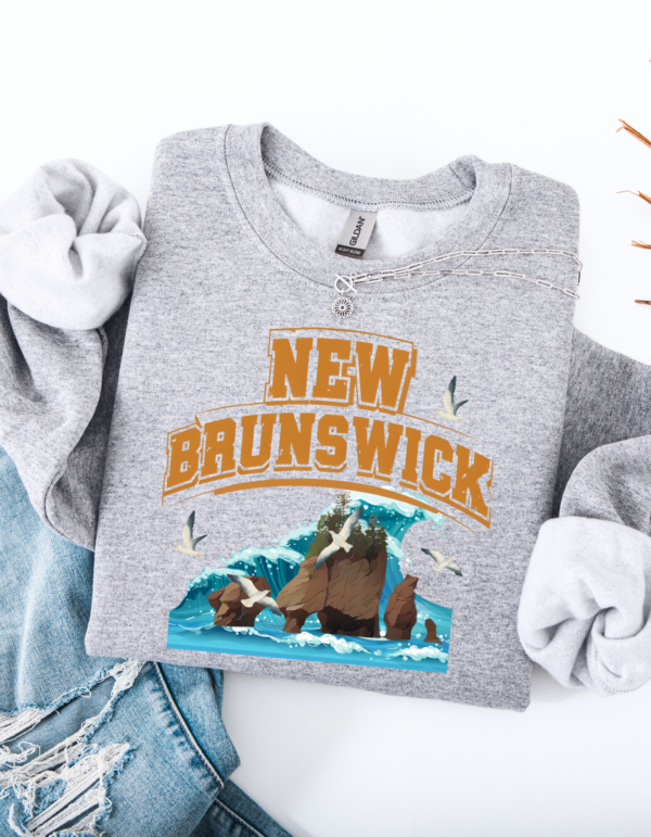 "New Brunswick " Heavy Blend Crewneck Sweater, Unisex- 7 colors - Image 7