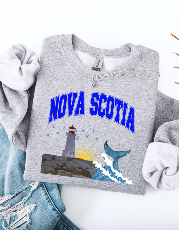 "Nova Scotia" Heavy Blend Crewneck Sweater, Unisex- 7 colors - Image 10