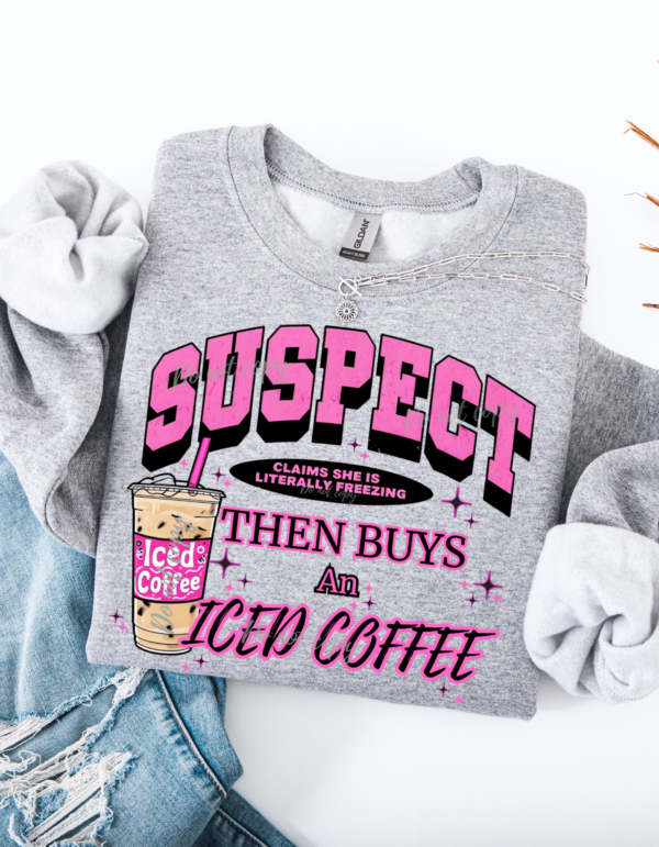 "Suspect Claims" Heavy Blend Crewneck Sweater, Unisex- 7 colors - Image 6