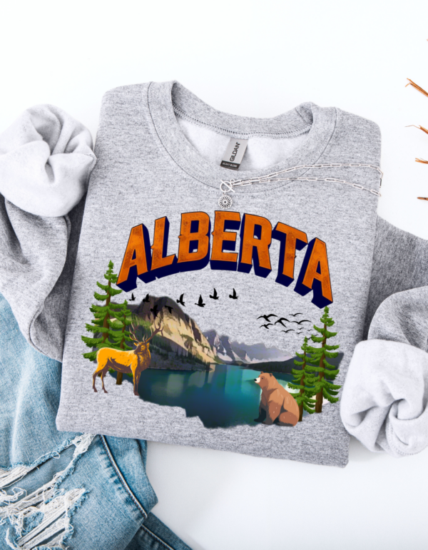 "Alberta" Heavy Blend Crewneck Sweater, Unisex- 7 colors - Image 9