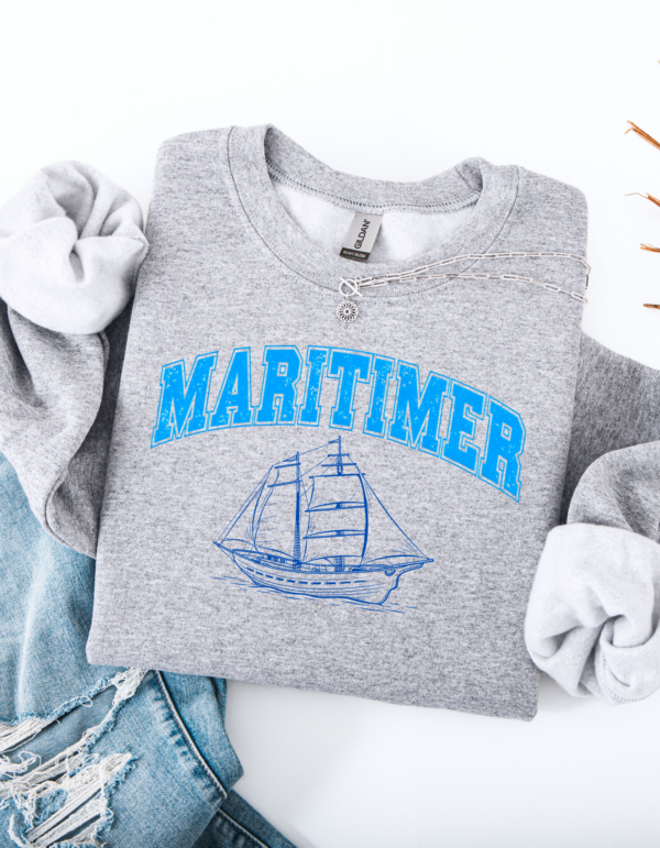 "Maritimer" Heavy Blend Crewneck Sweater, Unisex- 7 colors - Image 10