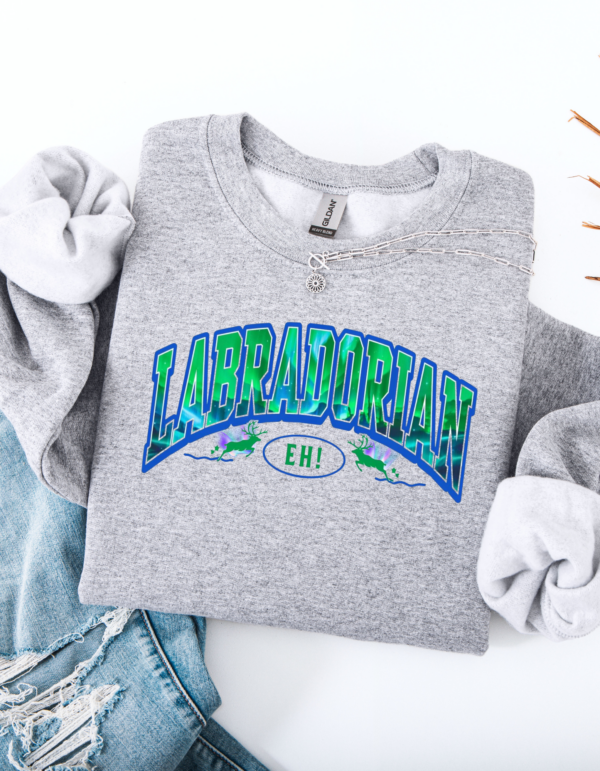 "Labradorian Eh" Heavy Blend Crewneck Sweater, Unisex- 7 colors - Image 10