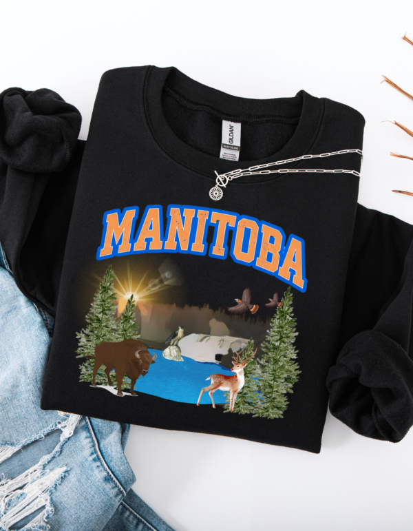 "Manitoba" Heavy Blend Crewneck Sweater, Unisex- 7 colors