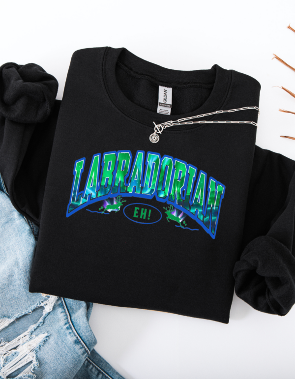 "Labradorian Eh" Heavy Blend Crewneck Sweater, Unisex- 7 colors - Image 11