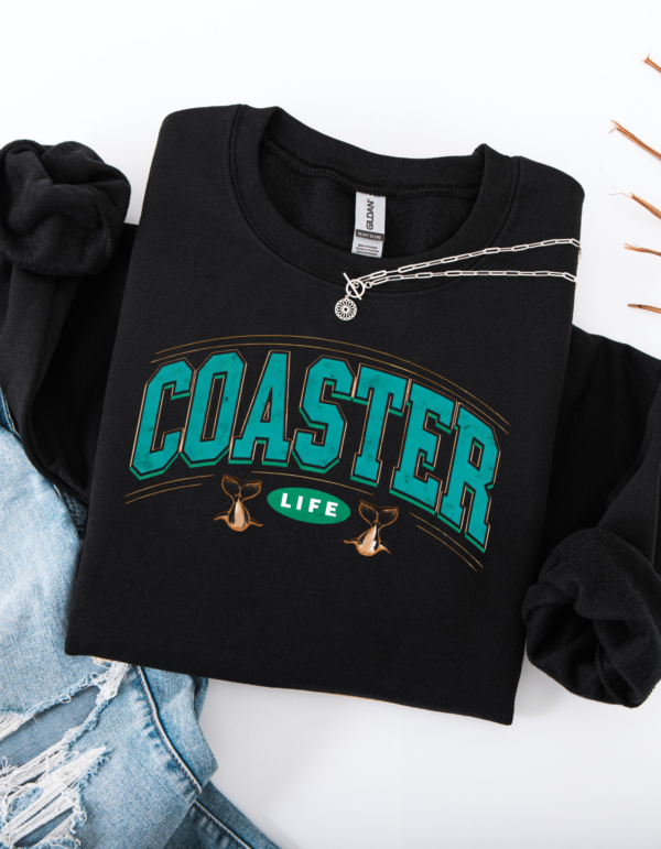 "Coaster Life" Heavy Blend Crewneck Sweater, Unisex- 7 colors - Image 10