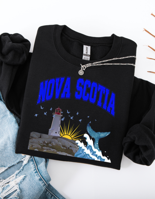 "Nova Scotia" Heavy Blend Crewneck Sweater, Unisex- 7 colors - Image 11