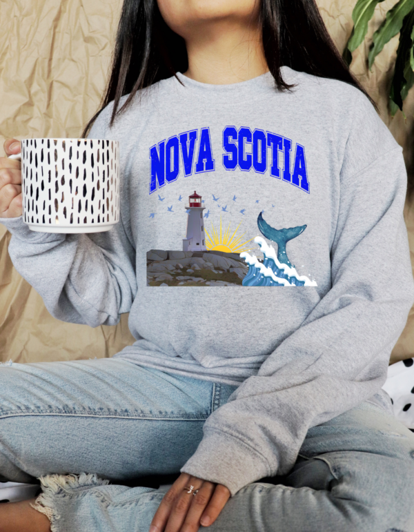 "Nova Scotia" Heavy Blend Crewneck Sweater, Unisex- 7 colors