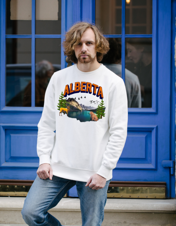 "Alberta" Heavy Blend Crewneck Sweater, Unisex- 7 colors - Image 7