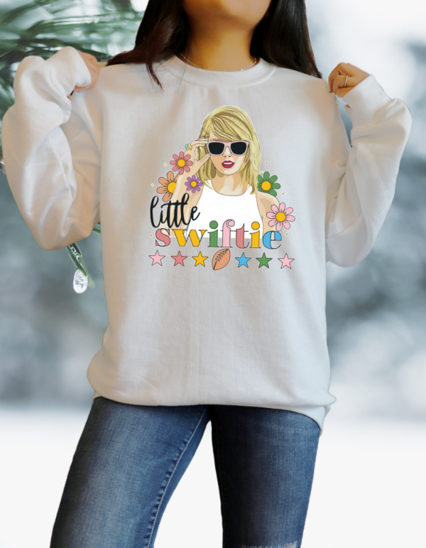 "Little Swiftie" Heavy Blend Crewneck Sweater, Unisex- 7 colors - Image 3