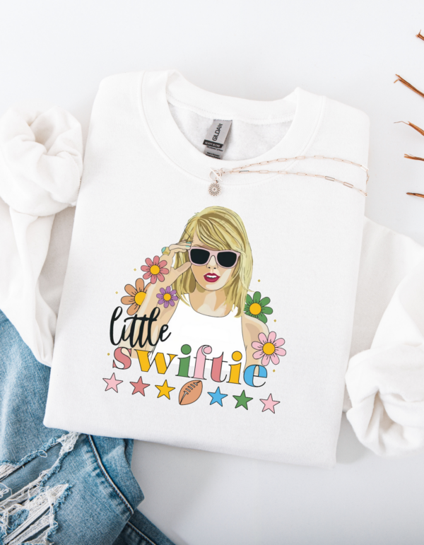 "Little Swiftie" Heavy Blend Crewneck Sweater, Unisex- 7 colors - Image 4