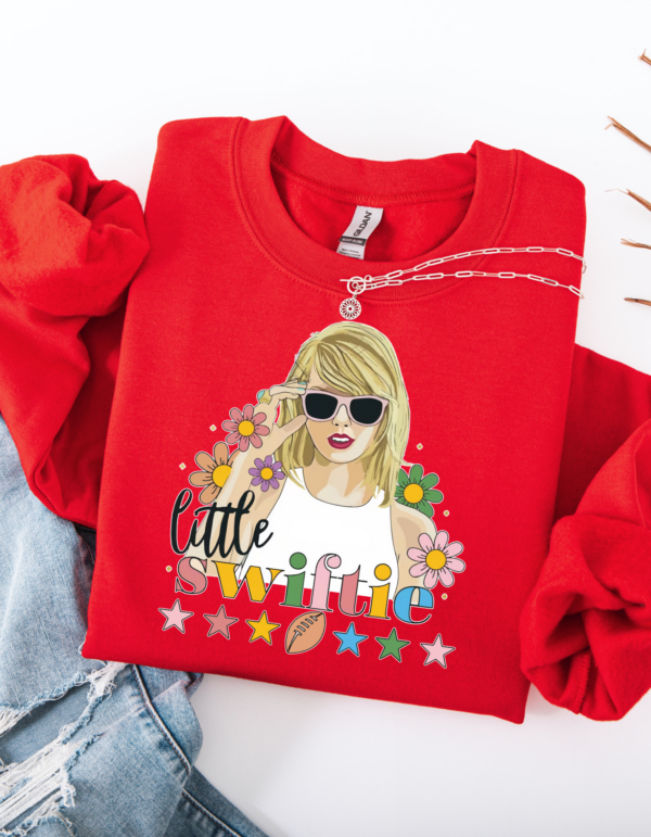 "Little Swiftie" Heavy Blend Crewneck Sweater, Unisex- 7 colors - Image 5