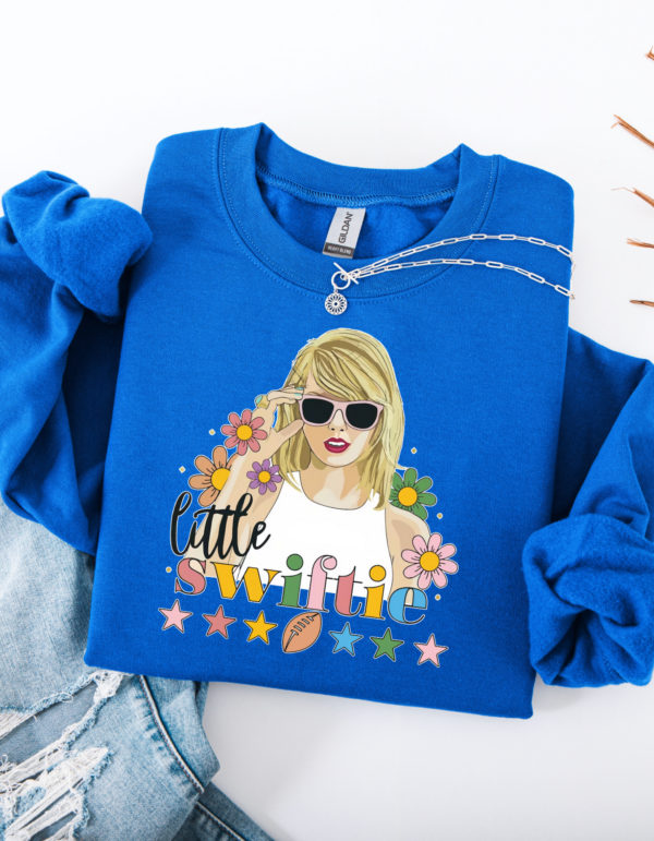 "Little Swiftie" Heavy Blend Crewneck Sweater, Unisex- 7 colors - Image 6