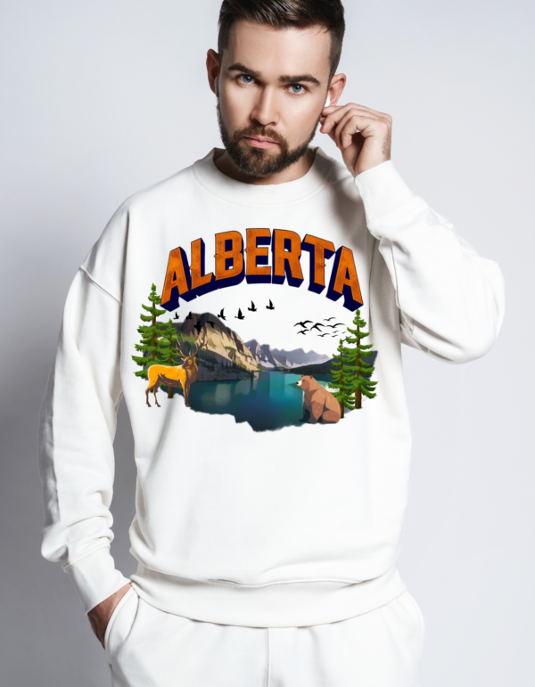 "Alberta" Heavy Blend Crewneck Sweater, Unisex- 7 colors - Image 4