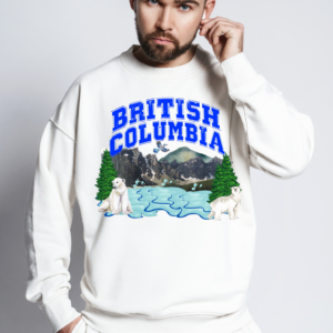 "British Columbia" Heavy Blend Crewneck Sweater, Unisex- 7 colors