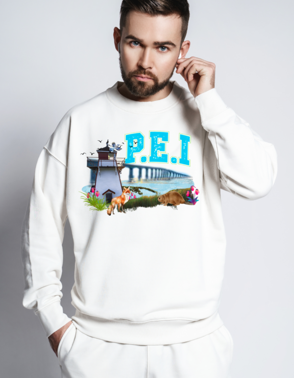 "Prince Edward Island" Heavy Blend Crewneck Sweater, Unisex- 7 colors - Image 13