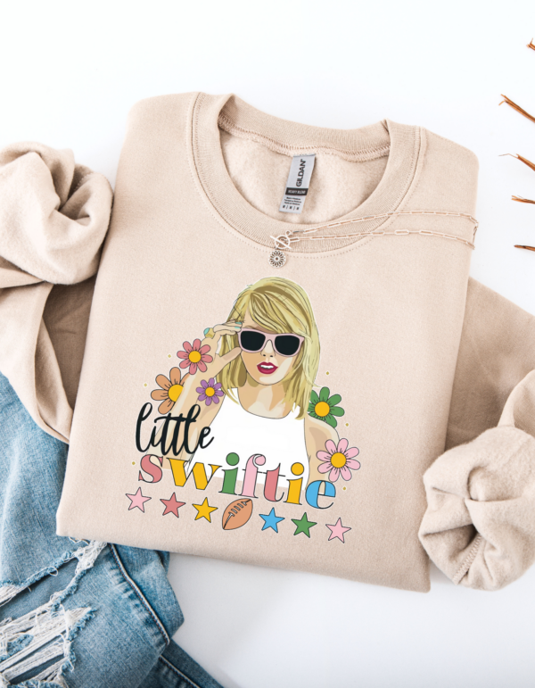 "Little Swiftie" Heavy Blend Crewneck Sweater, Unisex- 7 colors - Image 8